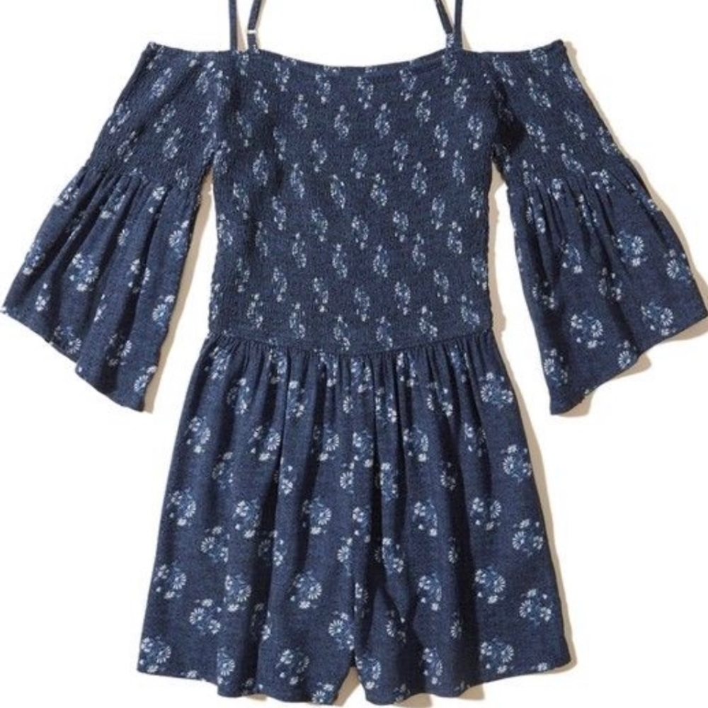 Hollister Dark Blue Romper